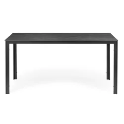   Kerti asztal, MultiGarden SAK-156, szürke, 156 × 78 cm, 6 személyes, magasság: 74 cm, fahatású műanyag asztallap, porszórt acél váz, teherbírás: 150 kg