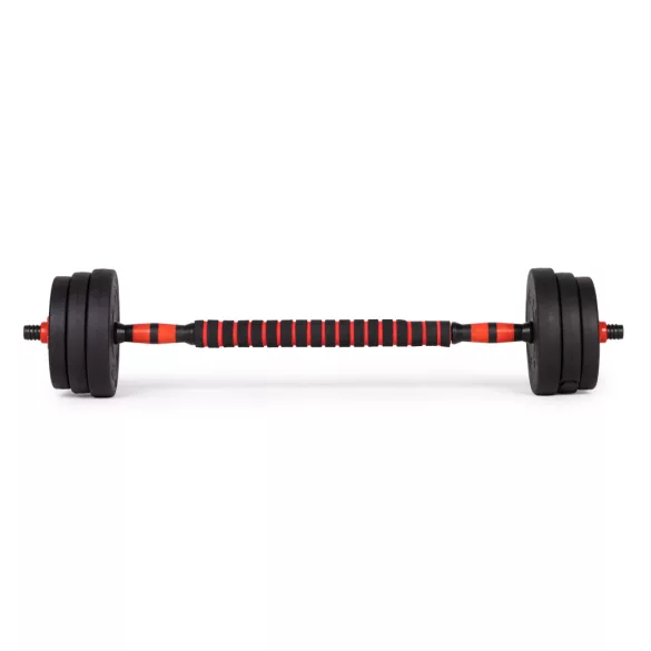 Adjustable Dumbbells 2x20 kg Barbell Set 40 kg Bar, MOVEPRO