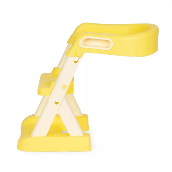 Gyerek WC-ülőke, ECOTOYS HA-P23S, sárga, lépcsővel, puha párnázott betéttel, csúszásgátló, univerzális, 6-36 hónapos korig