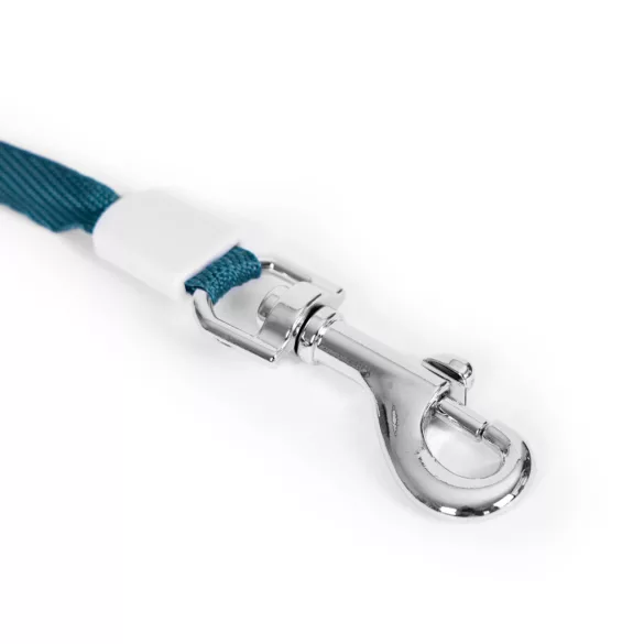 Automata póráz, Petsi TR-1036 BW, kutyáknak és macskáknak, 3 m, zárral, ergonomikus markolattal, 360°-ban forgó acél karabinerrel