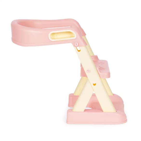 Gyerek WC-ülőke, ECOTOYS HA-P23S, rózsaszín, lépcsővel, puha párnázott betéttel, csúszásgátló, univerzális, 6-36 hónapos korig
