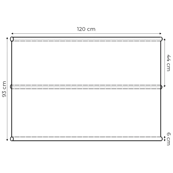 Hintaágy üléshuzat, MultiGarden FC-001, szürke, 120 x 93 cm, vízálló, időjárásálló, csúszásgátló
