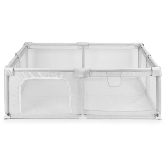 Baby Playpen 140x200 cm Dry Ball Pit Play Area Grey with Carry Bag ECOTOYS