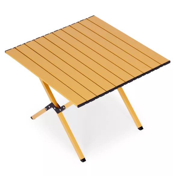 Kerti asztal, MultiGarden XLP130-12-2, 60 x 60 cm, összecsukható, magasság: 44 cm, hordtáskával, csúszásgátló lábak, teherbírás: 20 kg