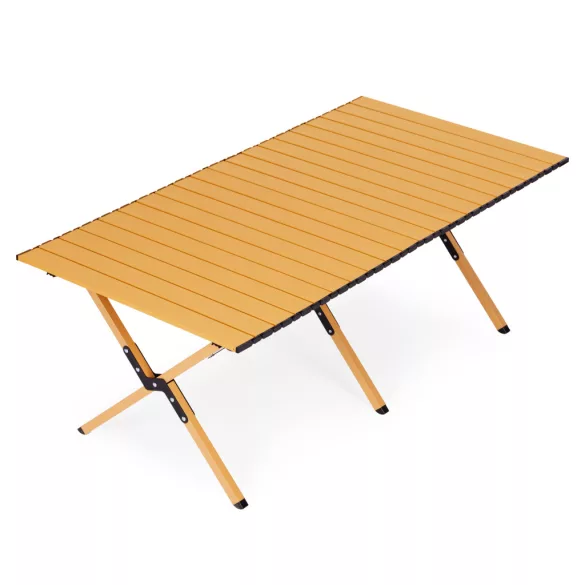 Kerti asztal, MultiGarden XLP130-14-2, 120 x 60 cm, összecsukható, magasság: 44 cm, hordtáskával, csúszásgátló lábak, teherbírás: 20 kg