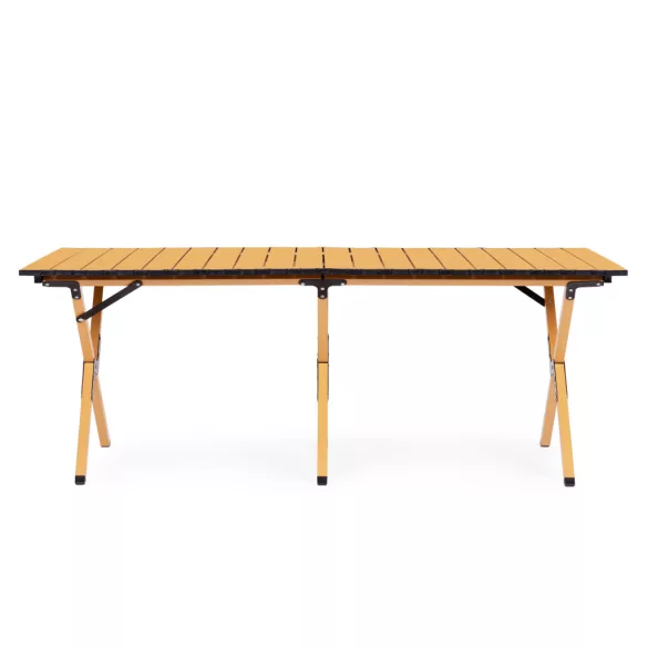 Kerti asztal, MultiGarden XLP130-14-2, 120 x 60 cm, összecsukható, magasság: 44 cm, hordtáskával, csúszásgátló lábak, teherbírás: 20 kg