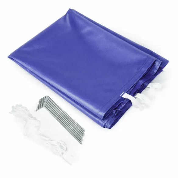 Kerti pavilon, MultiGarden PAW-FGC-3X6-8, kék, 3 x 6 m, 4 oldalfallal, fém vázzal, UV-álló és esőálló 210D PE ponyva, 3,16 m állítható magassággal, hordtáskával