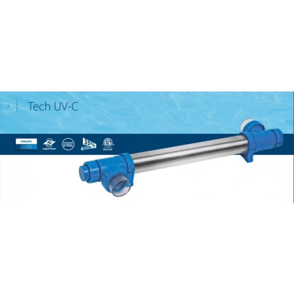 UV fertőtlenítő, Blue Lagoon UV-C Tech 75m3 sóbontós medencéhez