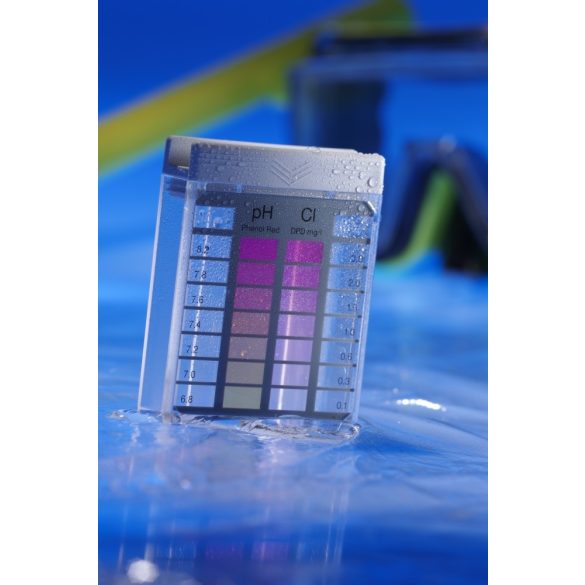 Tablettás mini teszter pH / Cl méréséhez