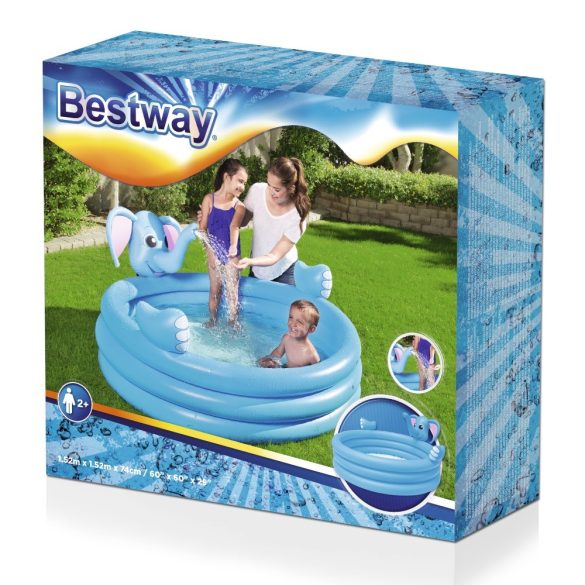 BESTWAY Elephant Play Pool elefántos pancsoló 152 x 152 x 74cm (53048)