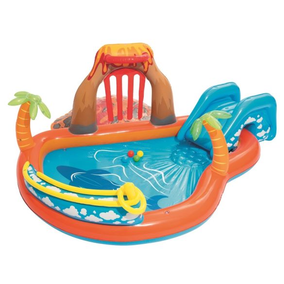 BESTWAY Lava Lagoon vízipark 265 x 265 x 104cm (53069)