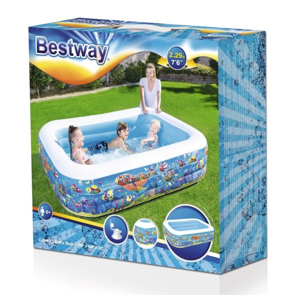 BESTWAY Play Pool családi medence 229 x 152 x 56cm (54120)