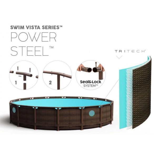BESTWAY Power Steel Swim Vista Set medence D5,49m x 122cm (56977)