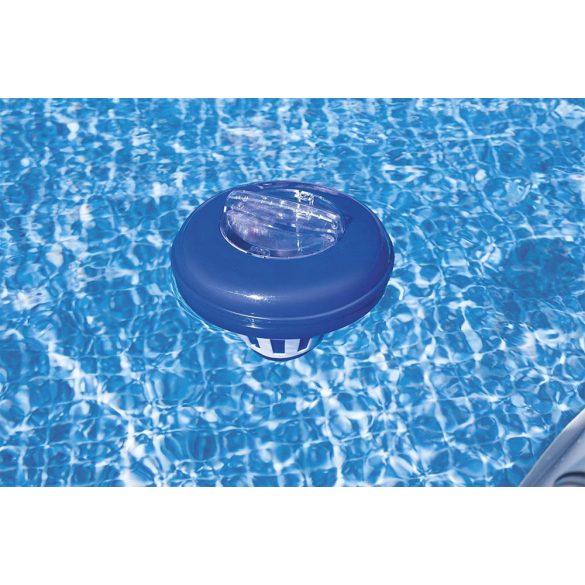 BESTWAY úszó vegyszer adagoló beépített vegyszerfogóval medencéhez, kék (58071)
