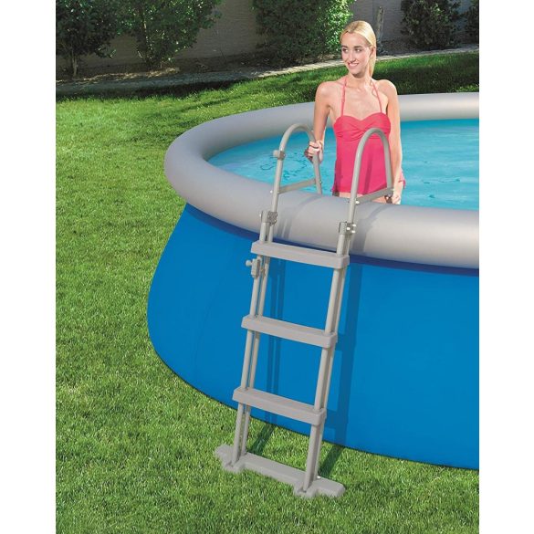 BESTWAY Biztonsági medence létra 3 fokos 107cm magas medencékhez (58330)