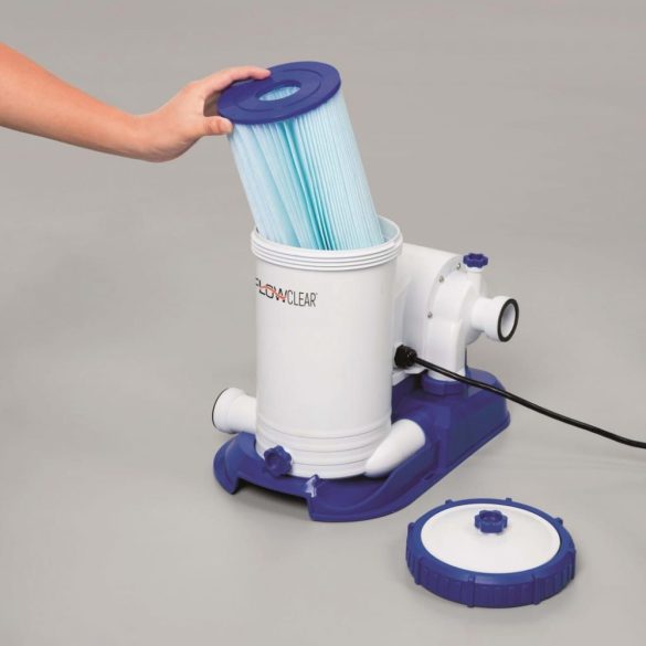 BESTWAY FlowClear, Papírszűrős vízforgató 1,8m3/h (58383)