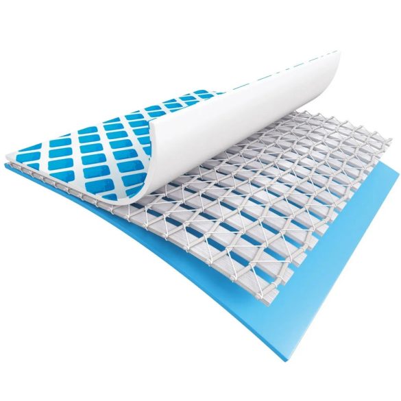 Medence belső fólia, Intex Metal Frame, 457 x 122 cm, kék, kerek, 3 rétegű PVC, leeresztő szeleppel, szűrő csatlakozással (10098)