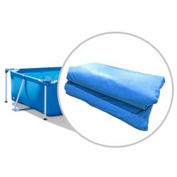   Medence belső fólia, Intex Rectangular Frame, 260 x 160 x 65 cm, kék, téglalap alakú, 3 rétegű PVC, leeresztő szeleppel, szűrő csatlakozással (10943)