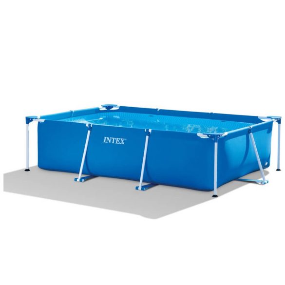 Medence belső fólia, Intex Rectangular Frame, 300 x 200 x 75 cm, kék, téglalap alakú, 3 rétegű PVC, leeresztő szeleppel, szűrő csatlakozással (10944)