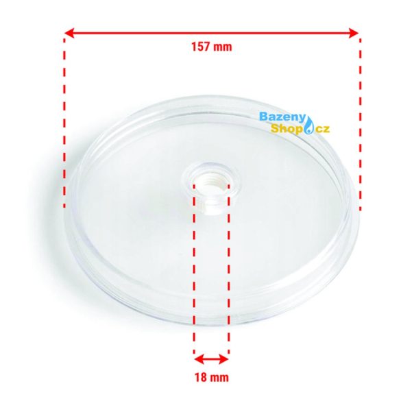 INTEX Homokszűrő szivattyú fedél, műanyag kivitel, cserealkatrész (11480)