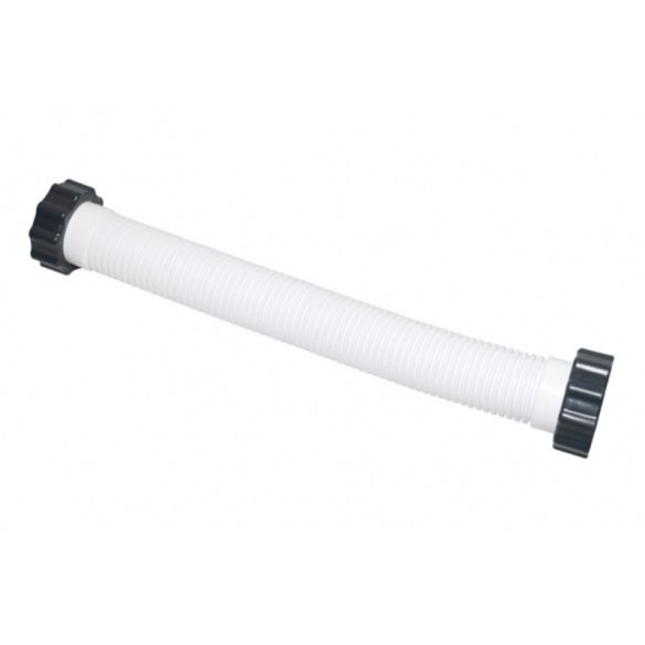 INTEX Homokszűrő csatlakozótömlő, összekötő gégecső, 45 cm, fehér, műanyag, 38 mm-es csatlakozó (11535)