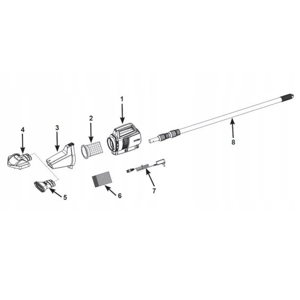 INTEX 28627, 28628 porszívóhoz kefés fej, cserealkatrész (13272)