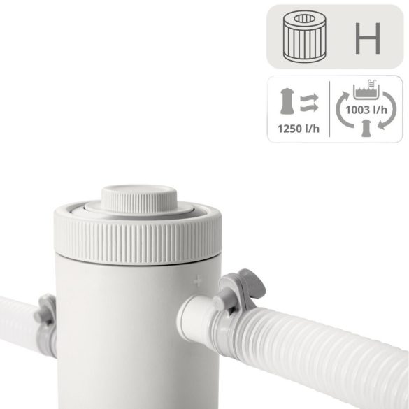 INTEX KrystalClear, Papírszűrős vízforgató 1,2m3/h (28602)