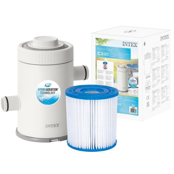 INTEX KrystalClear, Papírszűrős vízforgató 1,2m3/h (28602)