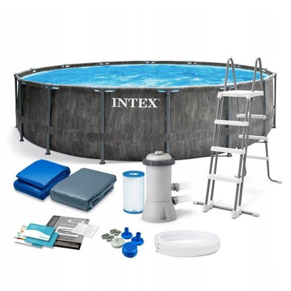 INTEX Greywood Prism Set medence 457 x 122 cm (26742)