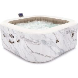   INTEX PureSPA Calacatta jacuzzi, 4 személyes, D175 x 71 cm, fehér (28464)