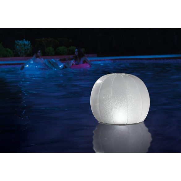 INTEX vízen úszó LED medence világítás, gömb alakú (28693)