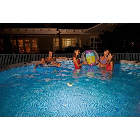 INTEX napelemes vízen úszó LED medence világítás (28695)