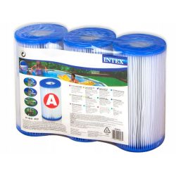   INTEX "A" tipusú szűrő patron, hármas csomag (29003)