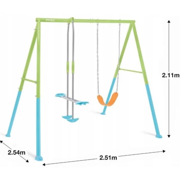 INTEX Kerti libikóka - hinta, 254 x 251 x 211 cm (44120)