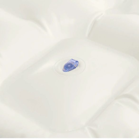 Felfújható babafürdető, Intex, csillagos, 89 x 66 x 25 cm, fehér, puha felfújható kialakítás, csúszásgátló támasztó dudorral, kézi pumpával (48523)