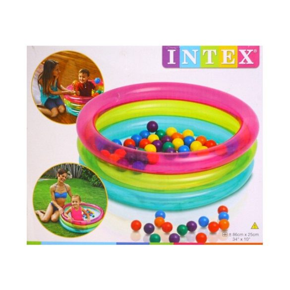INTEX Classic 3-Ring Baby Ball Pit baba járóka D86 x 25cm (48674)