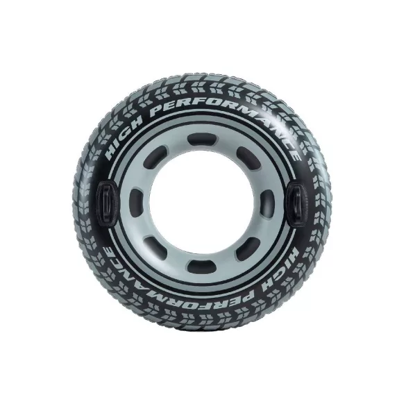 Úszógumi, Intex, Monster Truck Tube, 114 cm, többszínű, felfújható, Monster Truck mintás, fogantyúkkal (56268)