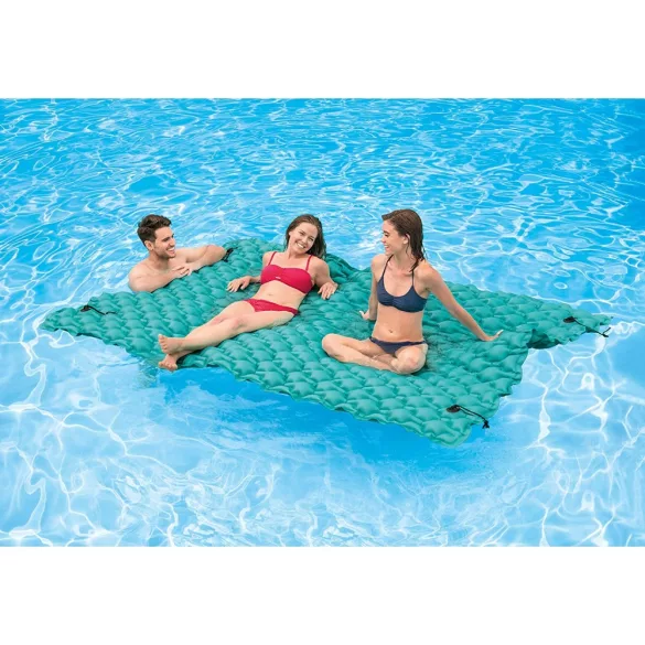 INTEX Giant Floating kék gumimatrac 3 személyes 290 x 213cm (56841)