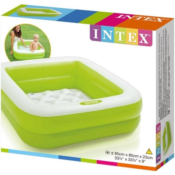 INTEX Play Box zöld medence 85 x 85 x 23cm