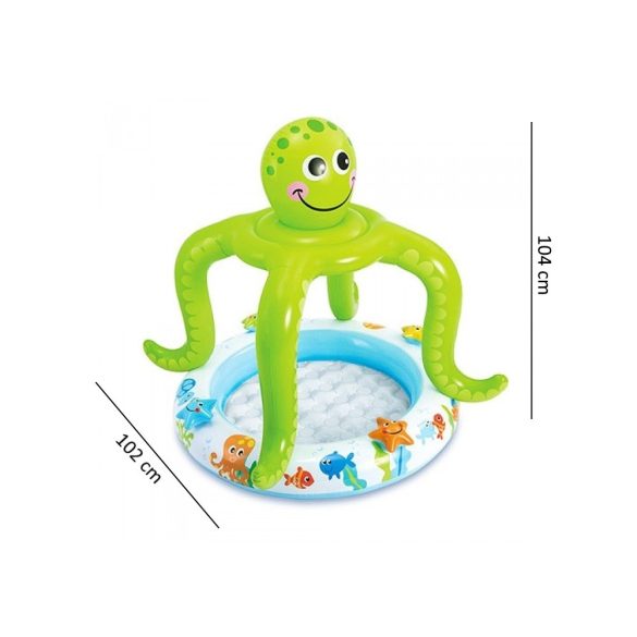 INTEX Mosolygó Polip pancsoló D102 x 104cm (57115)