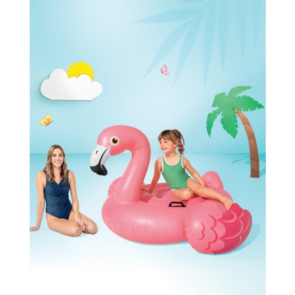 INTEX Flamingo Ride-On úszó sziget flamingó  178 x 135 cm (57558)