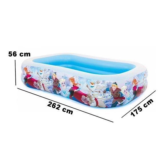 INTEX Frozen Jégvarázs Swim Center medence 262 x 175 x 56 cm (58469)