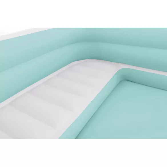 Családi medence, Intex Swim Center Family Lounge, 264 × 165 × 56 cm, kék, 780 literes, felfújható, beépített ülésekkel (58497)