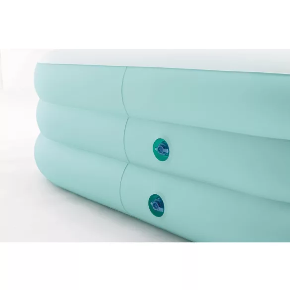 Családi medence, Intex Swim Center Family Lounge, 264 × 165 × 56 cm, kék, 780 literes, felfújható, beépített ülésekkel (58497)