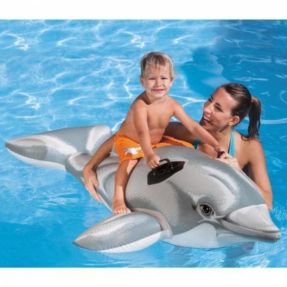 INTEX felfújható szürke delfin 175 x 66cm (58535)