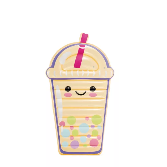 Gumimatrac, Intex Boba Buddy, 173 x 99 x 20 cm, átlátszó, színes mintával, egyszemélyes kialakítás, 100 kg teherbírással (58738)