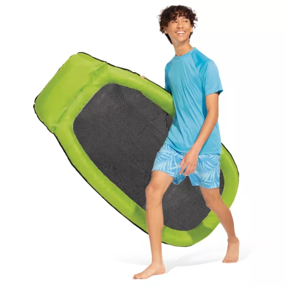 Gumimatrac, Intex, 178 × 94 cm, többszínű, hálós aljú, szövettel borított gyűrűvel, két légkamrás kialakítással (58836)