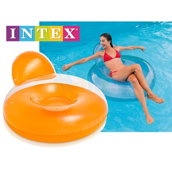 INTEX Pillow Back Lounge kék úszógumi D119cm (58889)