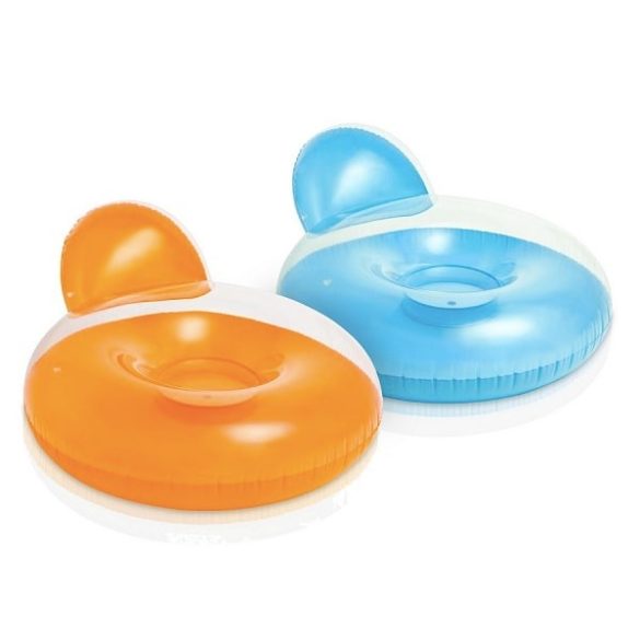 INTEX Pillow Back Lounge kék úszógumi D119cm (58889)