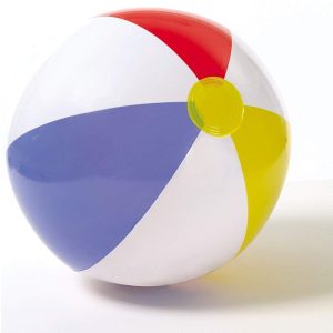 INTEX strandlabda piros/sárga/kék D51cm (59020)